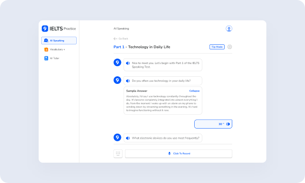 AI-Powered IELTS Feedback